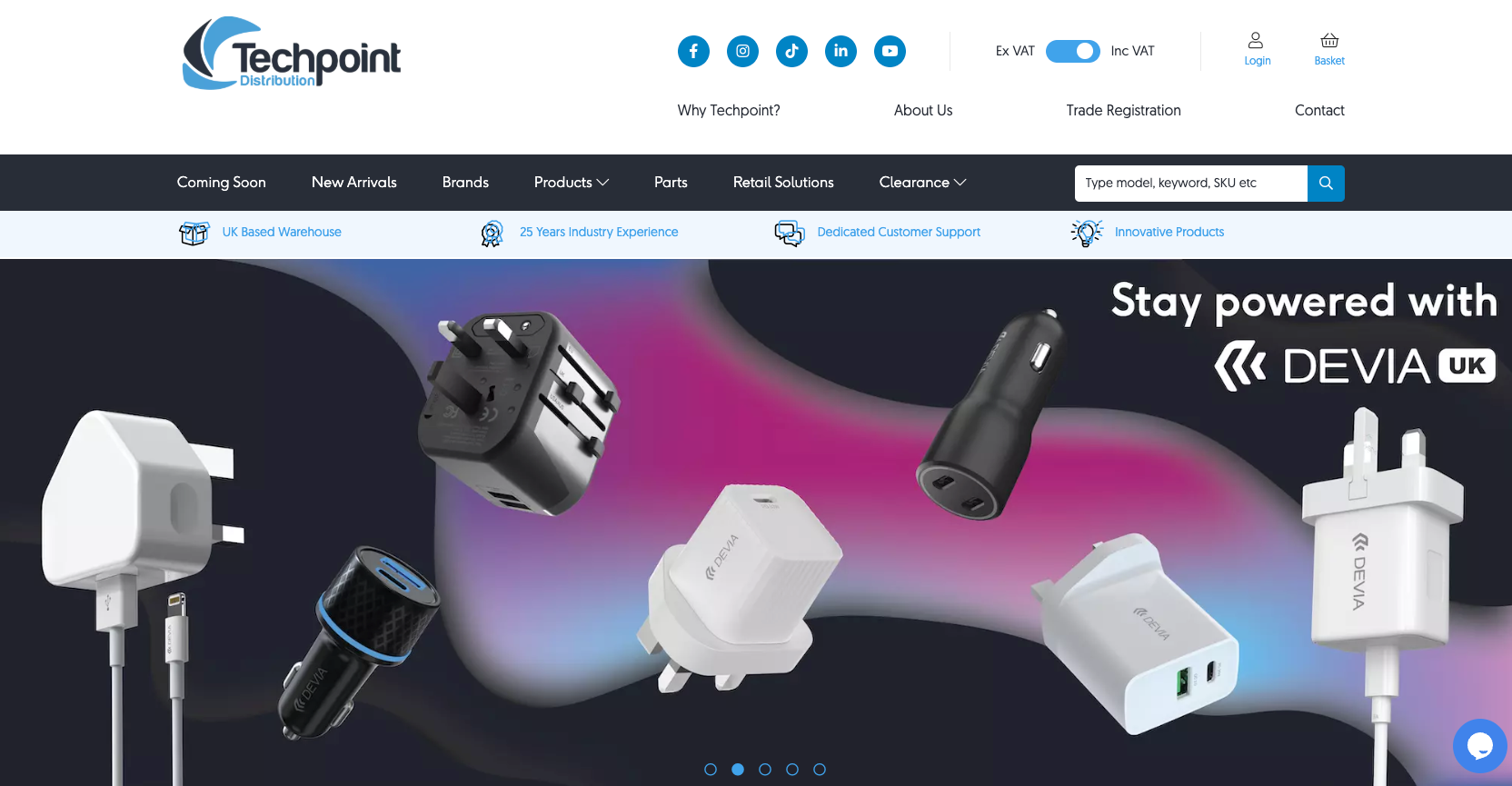Techpoint Distribution Homepage