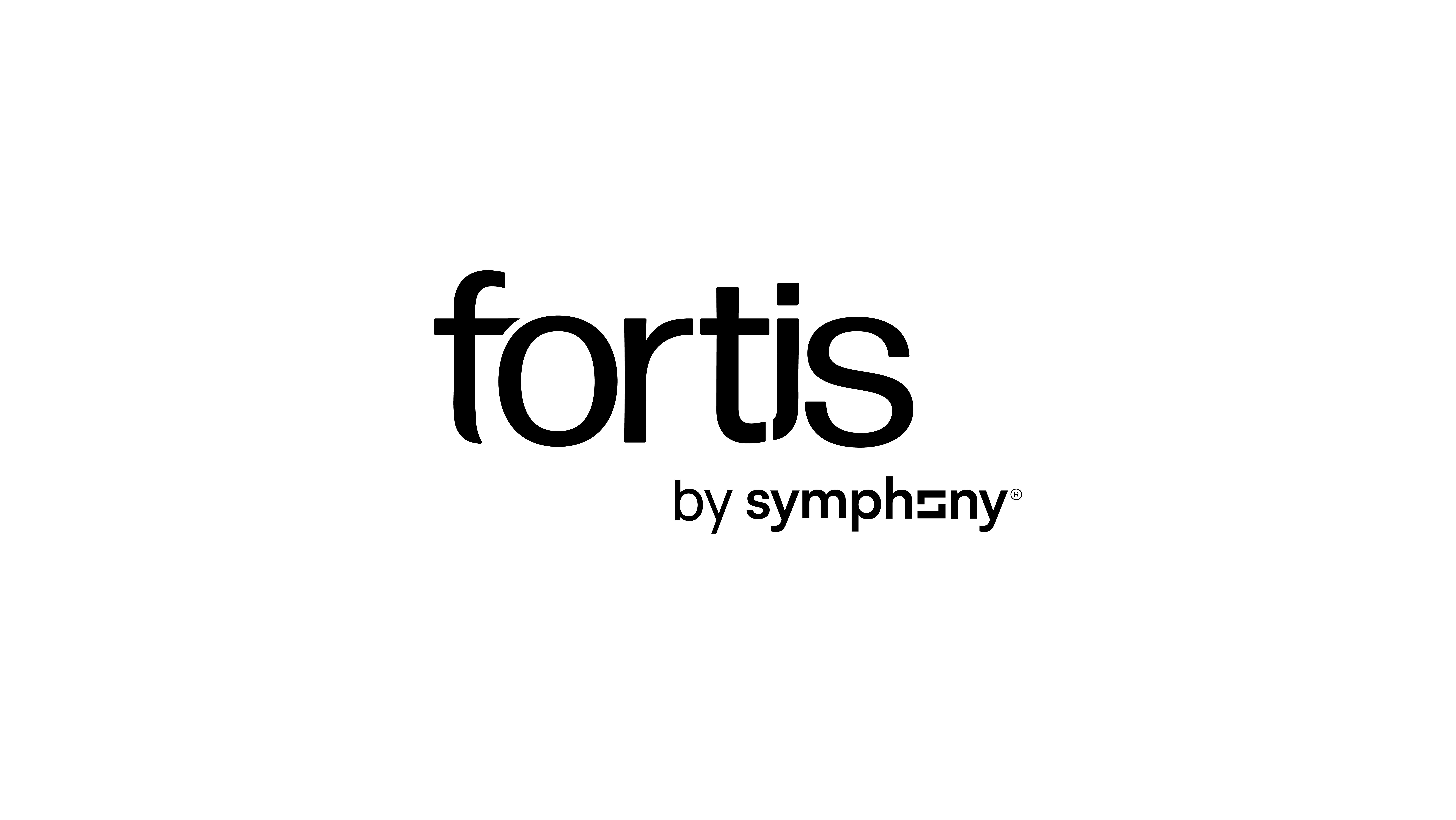 Fortis by Symphony Commerce logo on a white background